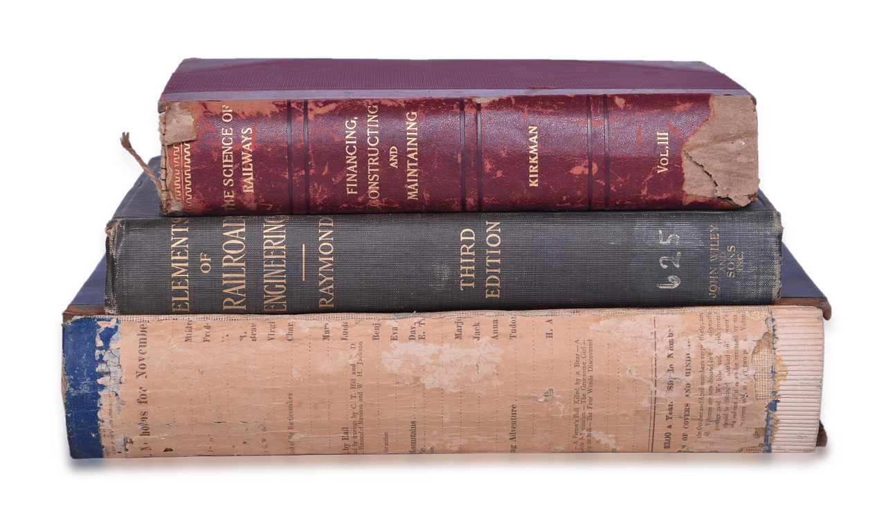 5006 - The American Railway and Two Additional Railroad Science Books thumbnail