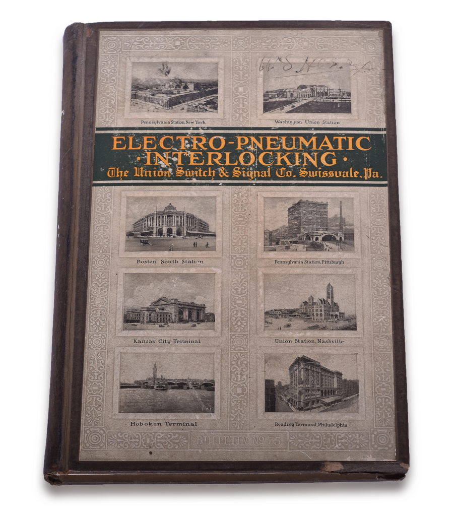 5016 - 1914 Union Switch & Signal Electro-Pneumatic Interlocking Book - Covers Installations, etc. thumbnail