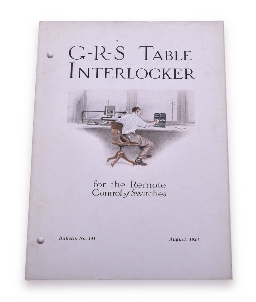 5020 - 1923 GRS Table Interlocker for the Remote Control for Switches Bulletin thumbnail