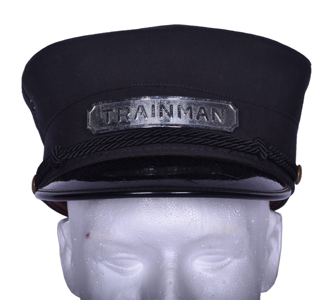 5021 - Unmarked Baltimore & Ohio Railroad Trainman Cap thumbnail