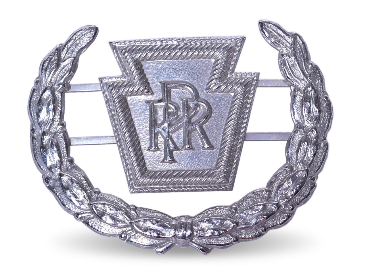 5059 - Pennsylvania Railroad Police Hat Badge thumbnail