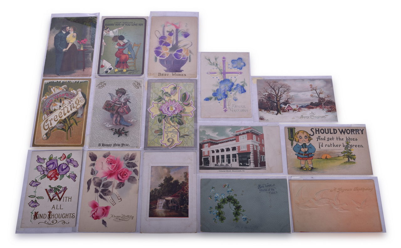 5088 - Fifteen 1910s Illinois & Iowa Postmarks - Some Railroad thumbnail