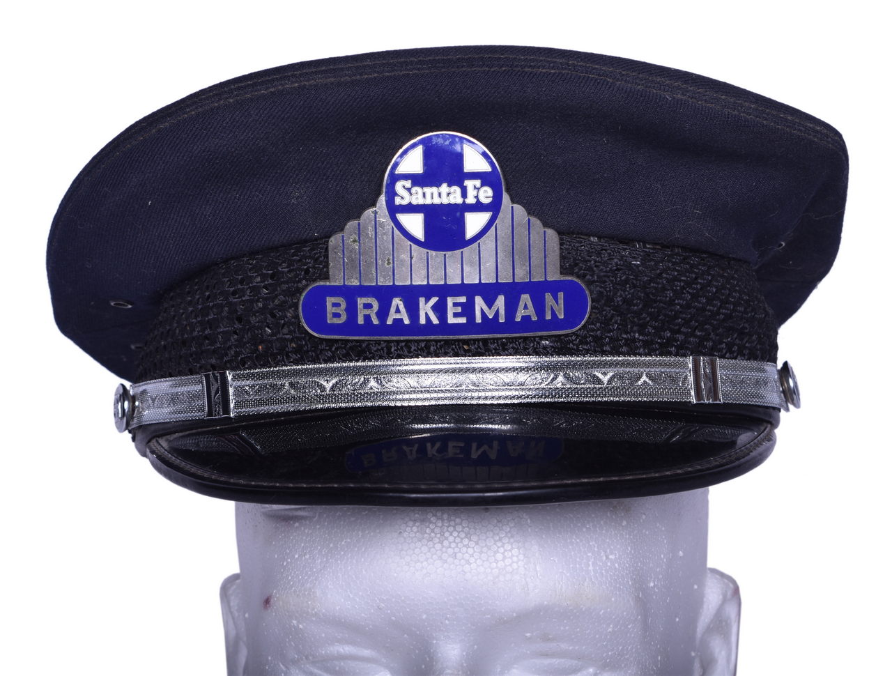 5115 - Atchison, Topeka and Santa Fe Railway Brakeman Cap thumbnail
