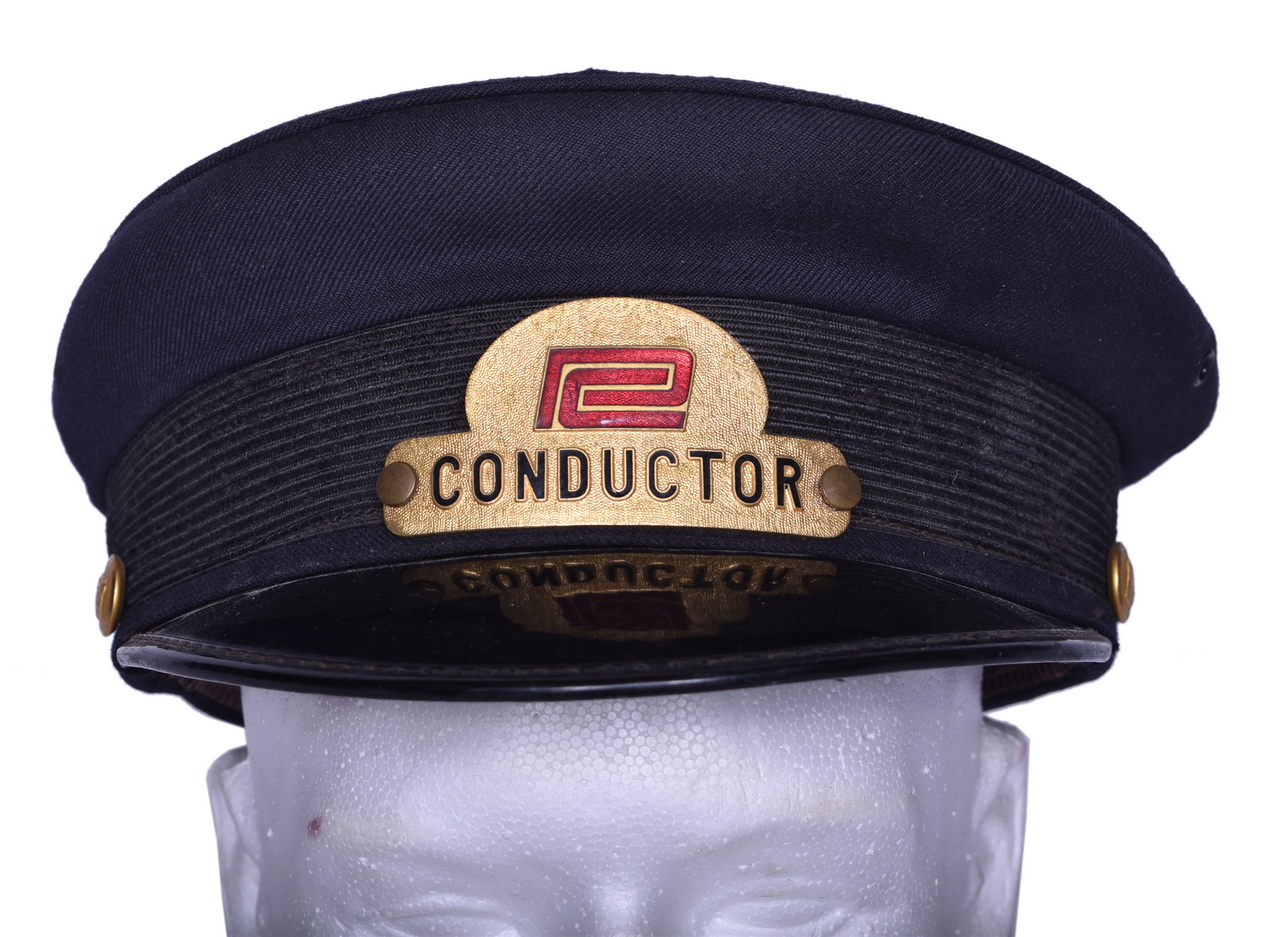 5117 - Penn Central Railroad Conductor Cap - MH Grossman thumbnail