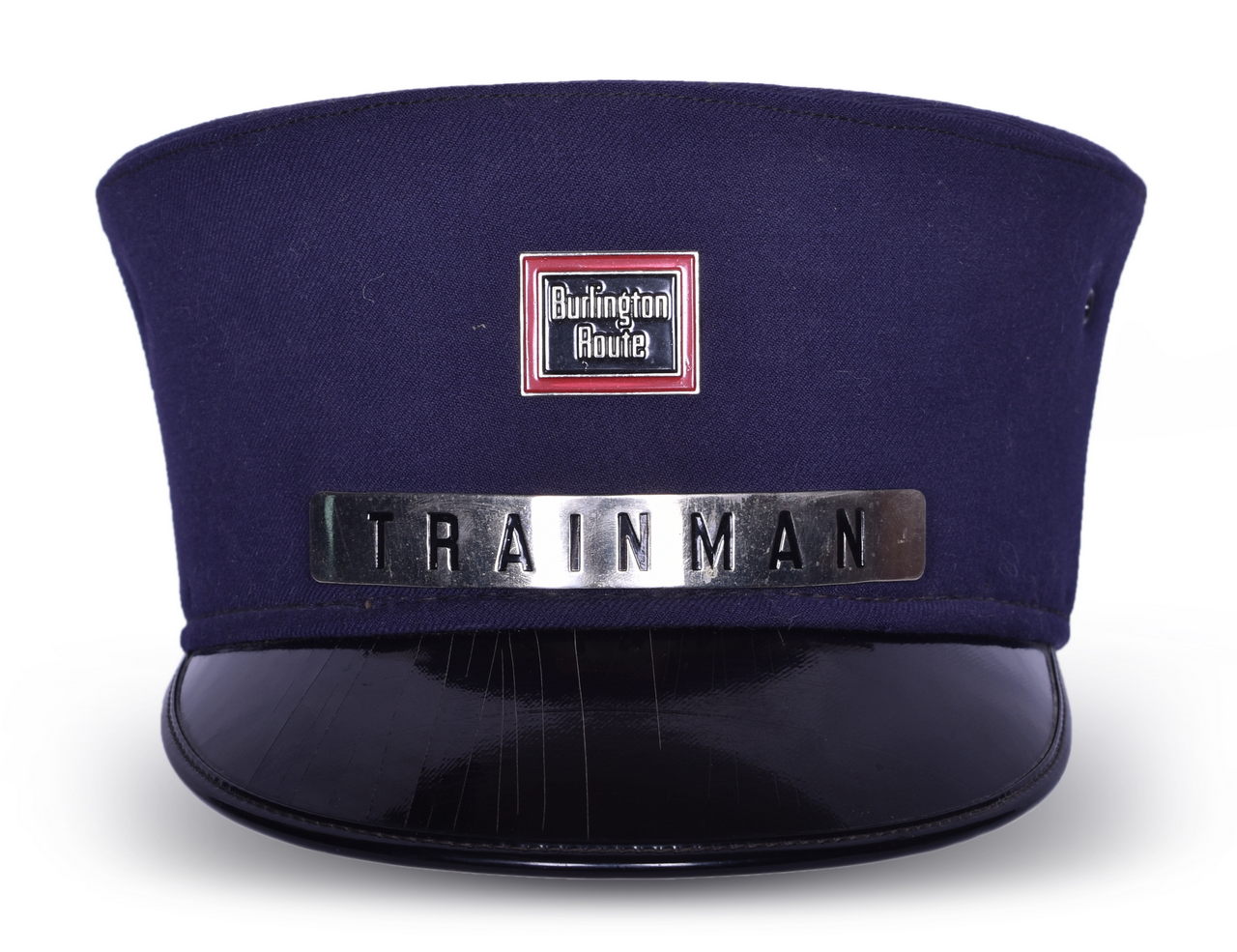 5119 - Chicago, Burlington & Quincy Railroad Burlington Route Trainman Cap - Carlson & Company thumbnail