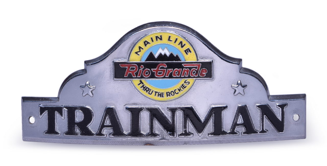 5123 - Denver & Rio Grande Western Railroad Trainman Cap Badge thumbnail