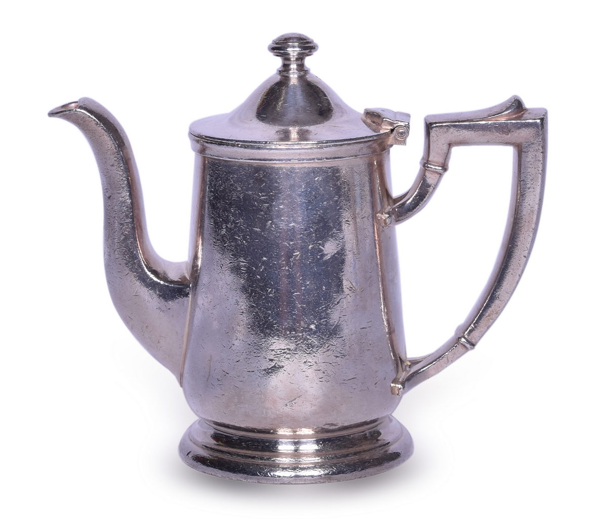 5137 - Nickel Plate Railroad Silver Soldered Coffee Pot thumbnail