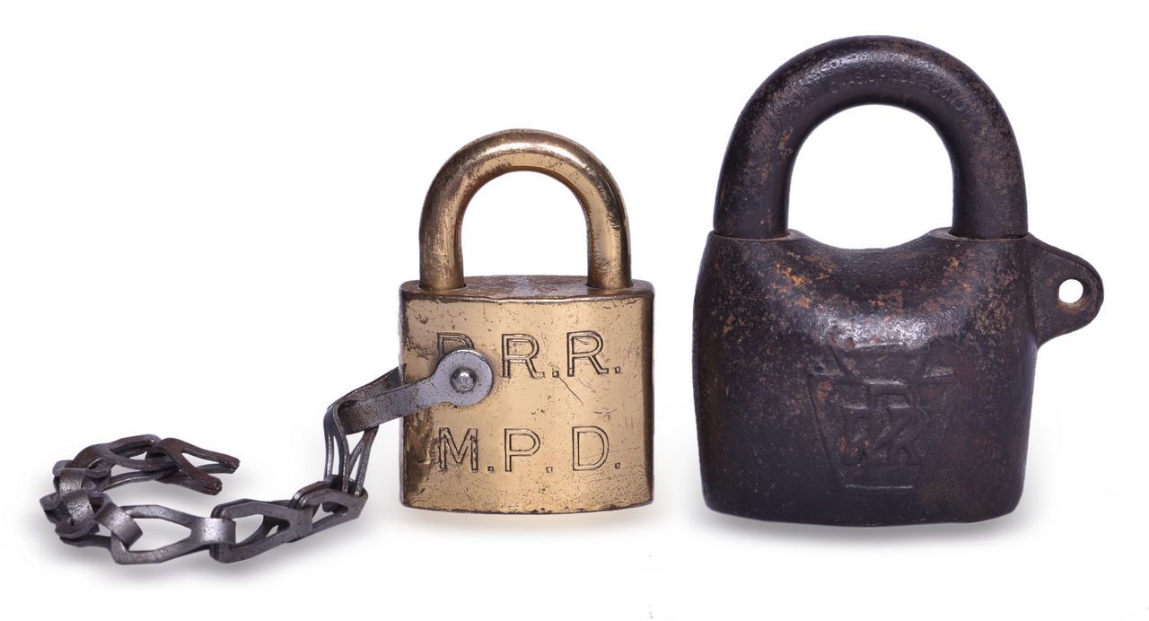 5155 - Charles J. Fields & Sons Pennsylvania Railroad Potato Lock and Corbin Lock thumbnail
