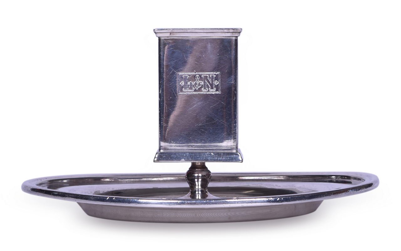 5197 - International Silver Co. Louisville and Nashville Railroad Ashtray / Match Holder thumbnail