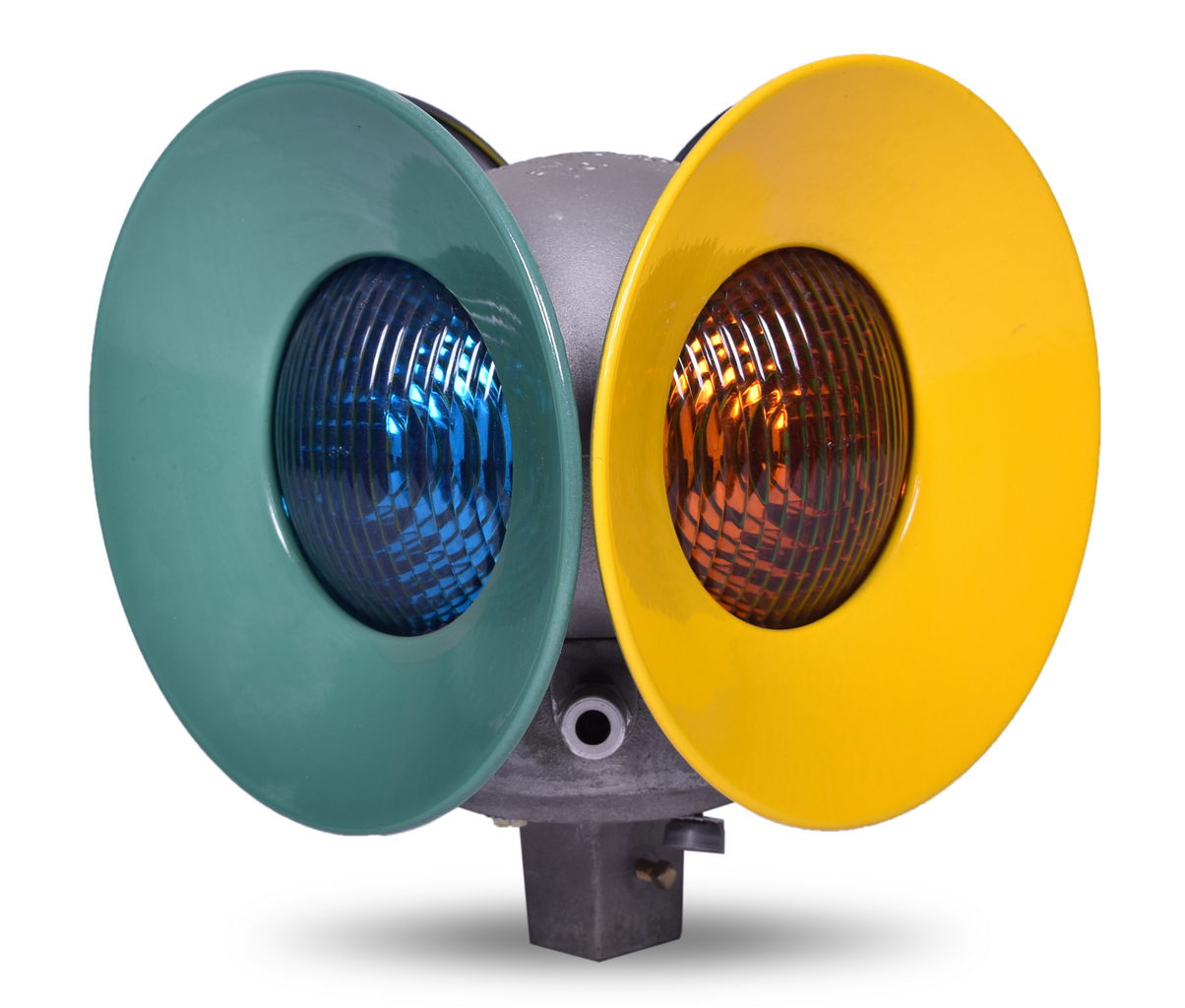 5202 - New Old Stock Western Railroad Supply No. 1870 Electrified Switch Lamp w/ Green and Yellow Day Targets thumbnail