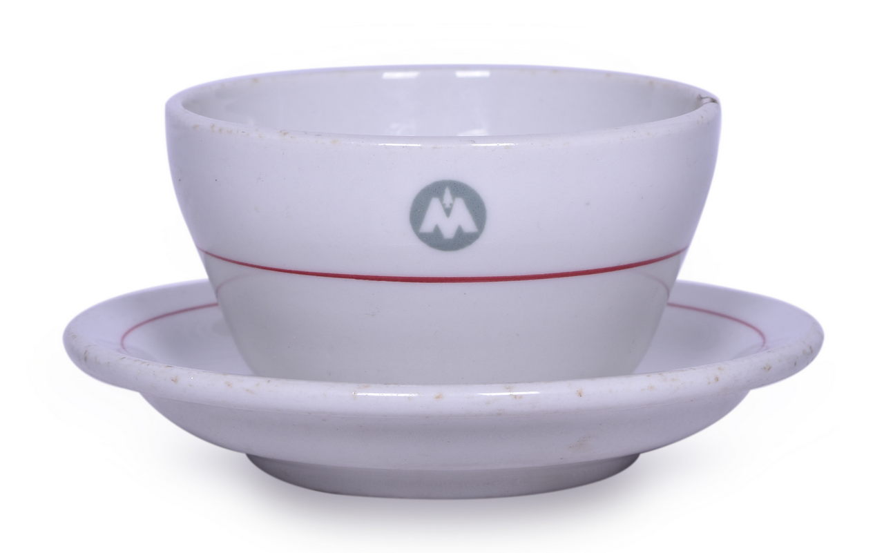 5217 - Chicago, Indianapolis & Louisville Railroad China Monon Bouillon Cup and Saucer thumbnail