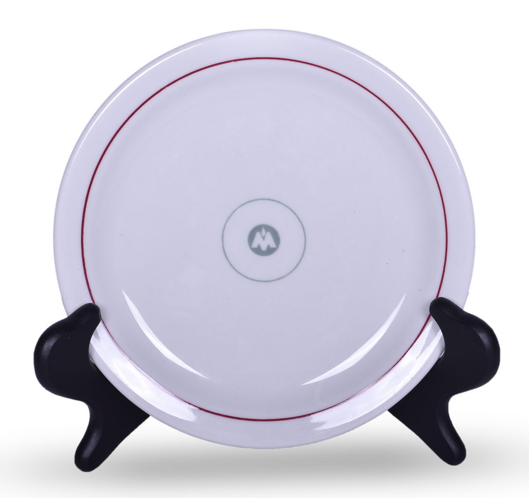 5219 - Chicago, Indianapolis & Louisville Railroad China Monon Bread Plate 6 1/2