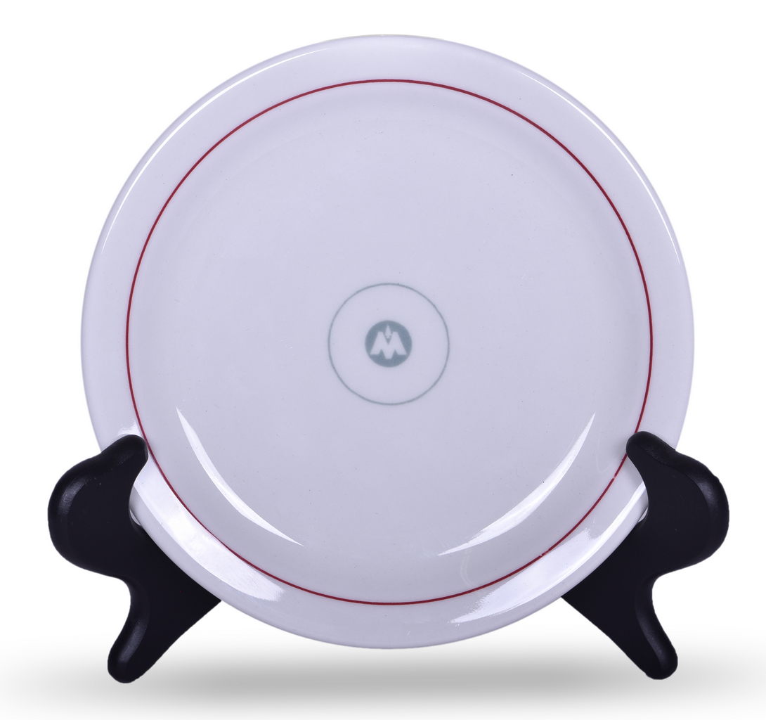 5229 - Chicago, Indianapolis & Louisville Railroad China Monon Bread Plate 6 1/2