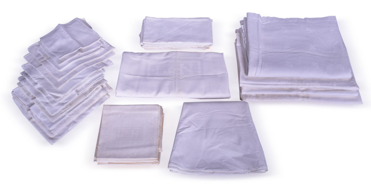 5245 - Thirty-One Louisville and Nashville Railroad Dining Car Linens - Cloth Napkins and Tablecloths thumbnail