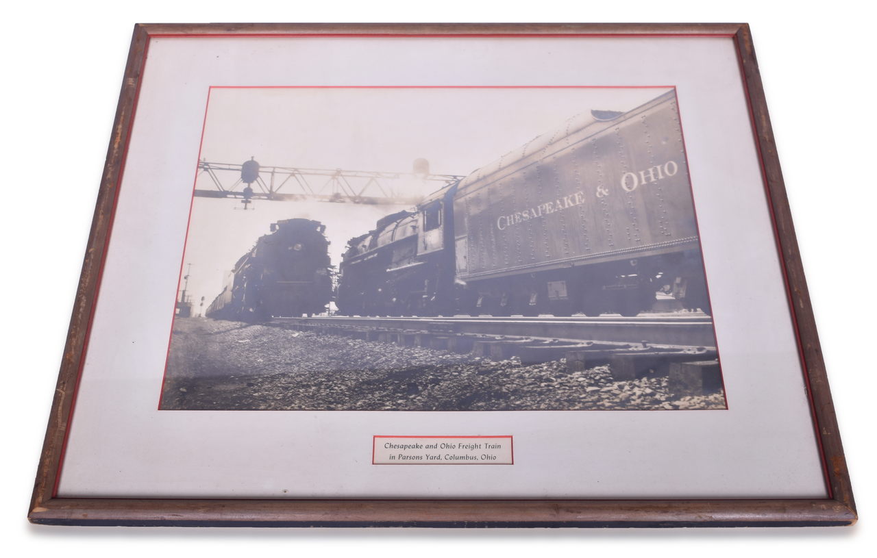 5276 - Chesapeake and Ohio Freight Train Parsons Yard Columbus, Ohio Framed Photo thumbnail