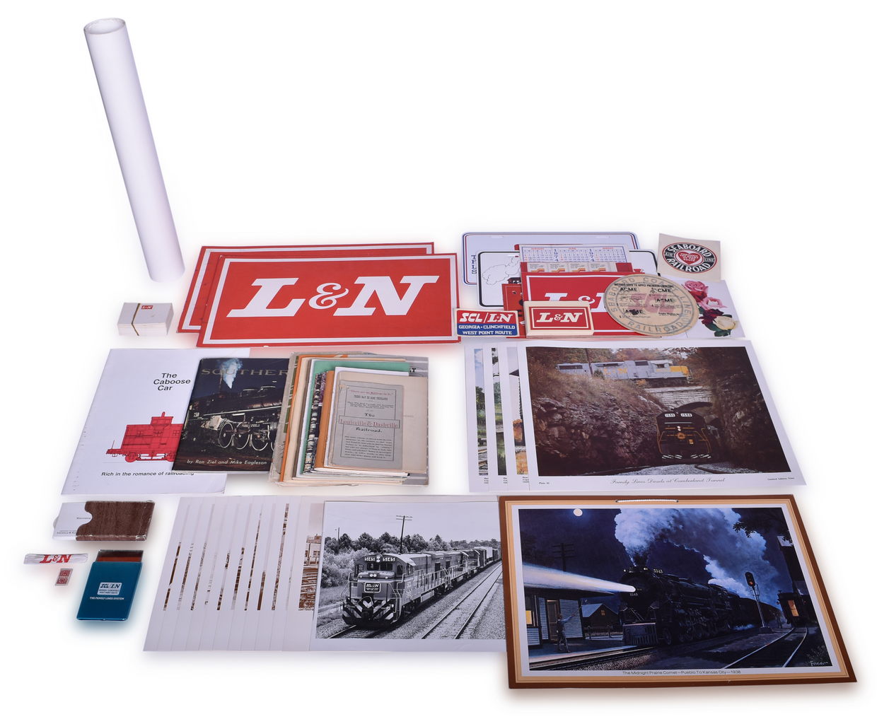 5309 - Assortment of Louisville & Nashville and Seaboard Ephemera and Railroad Advertising - Photographs, Decals, Poster Prints, and More thumbnail