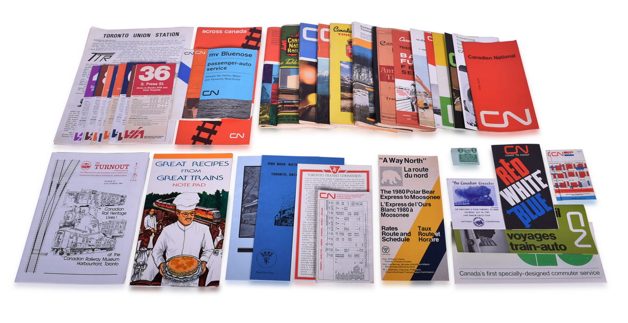 5312 - Canadian Railroad Timetables, Paperwork thumbnail