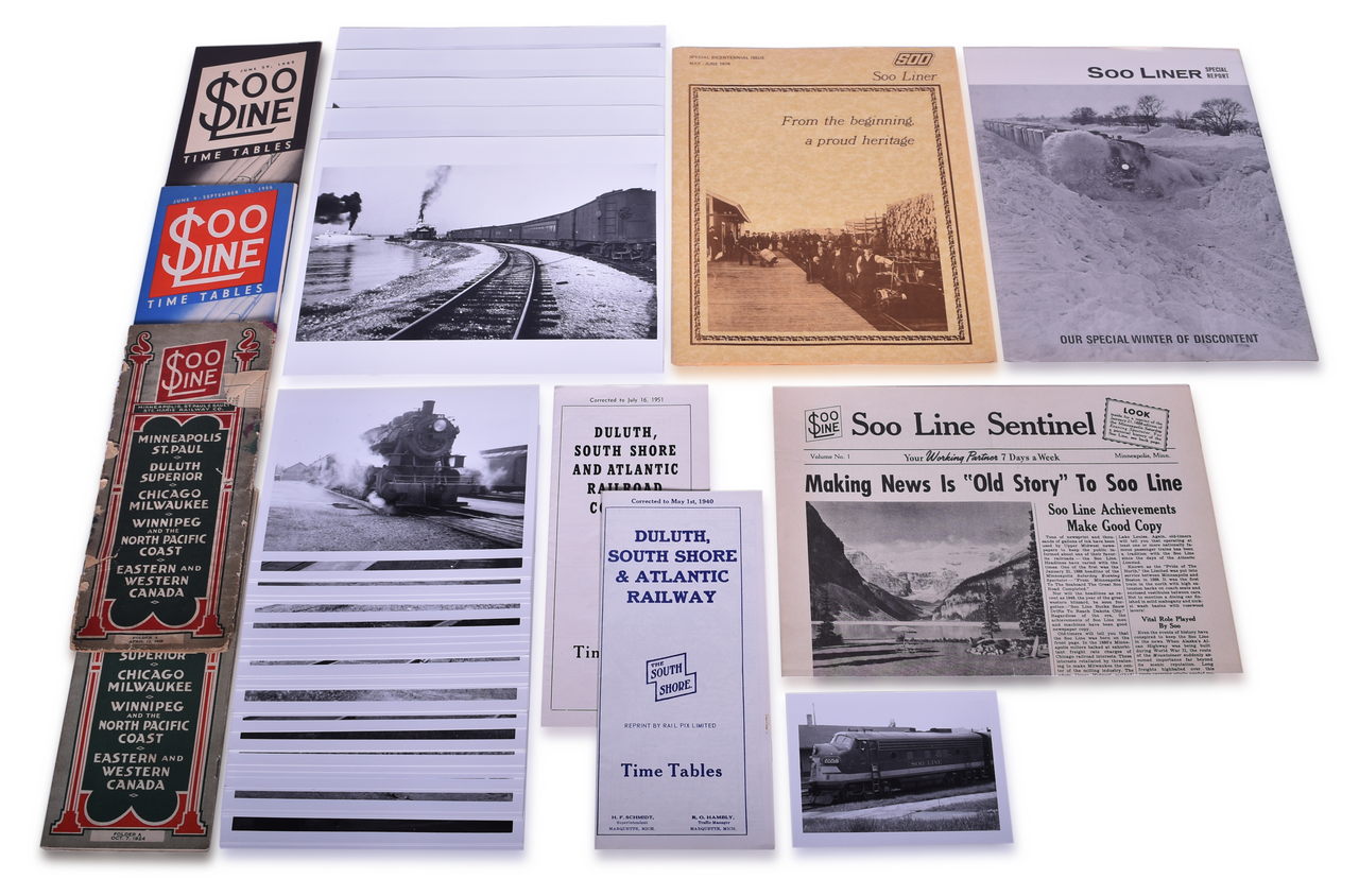 5393 - Assorted Duluth, South Shore, & Atlantic Timetables, Photos - Soo Line thumbnail