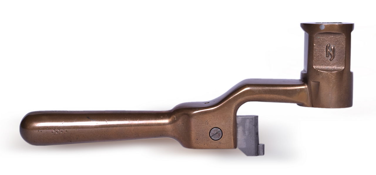 5397 - Cast Brass Locomotive Reverser Handle thumbnail