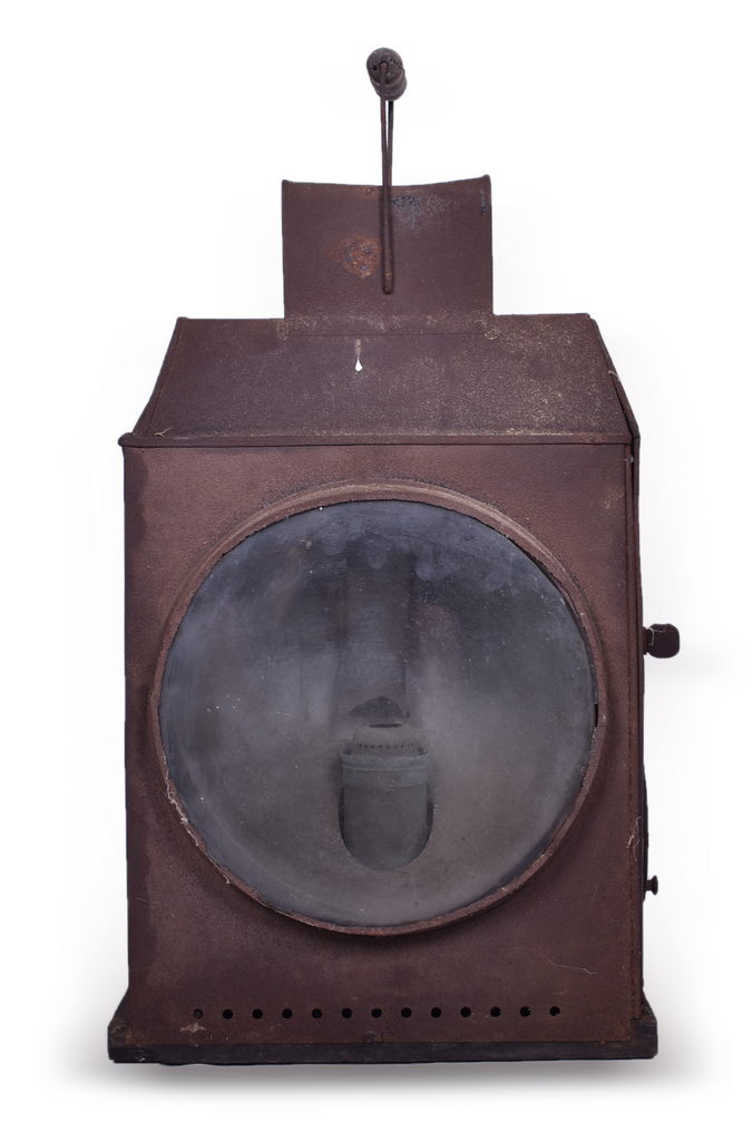 5412 - Early Box Style Steam Locomotive / Traction Oil Fired Headlight thumbnail