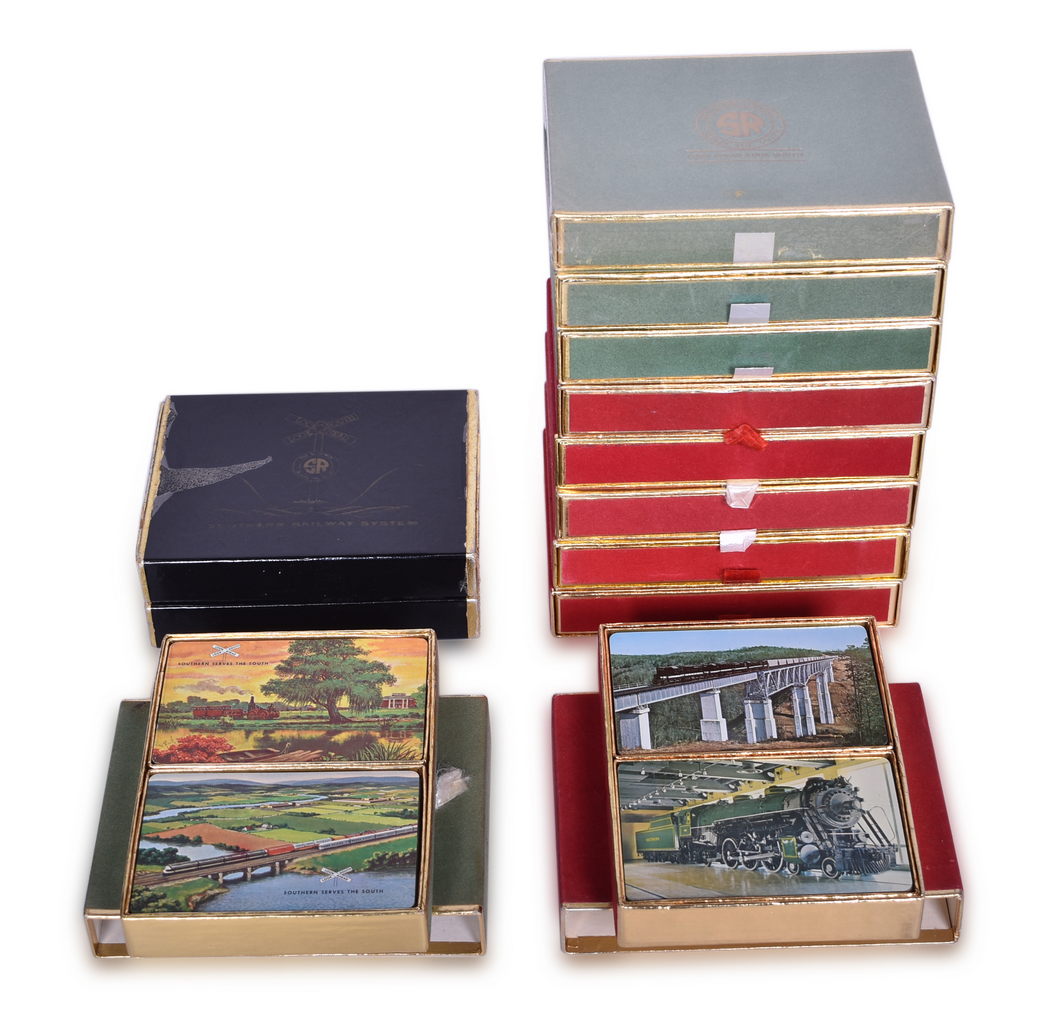 5493 - Twenty-Four Southern Railway Playing Card Decks Including New Old Stock thumbnail