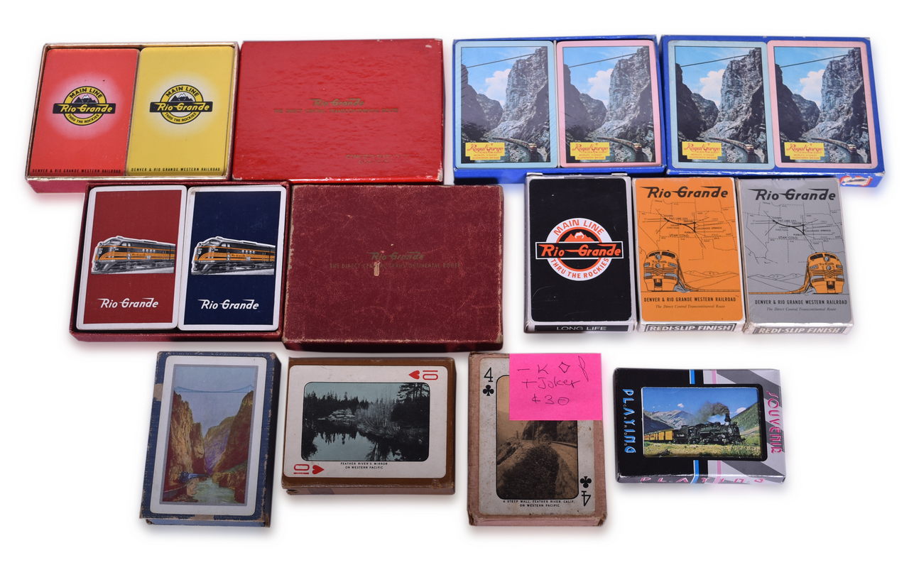 5495 - Thirteen Denver & Rio Grande Western Railroad Playing Card Decks thumbnail