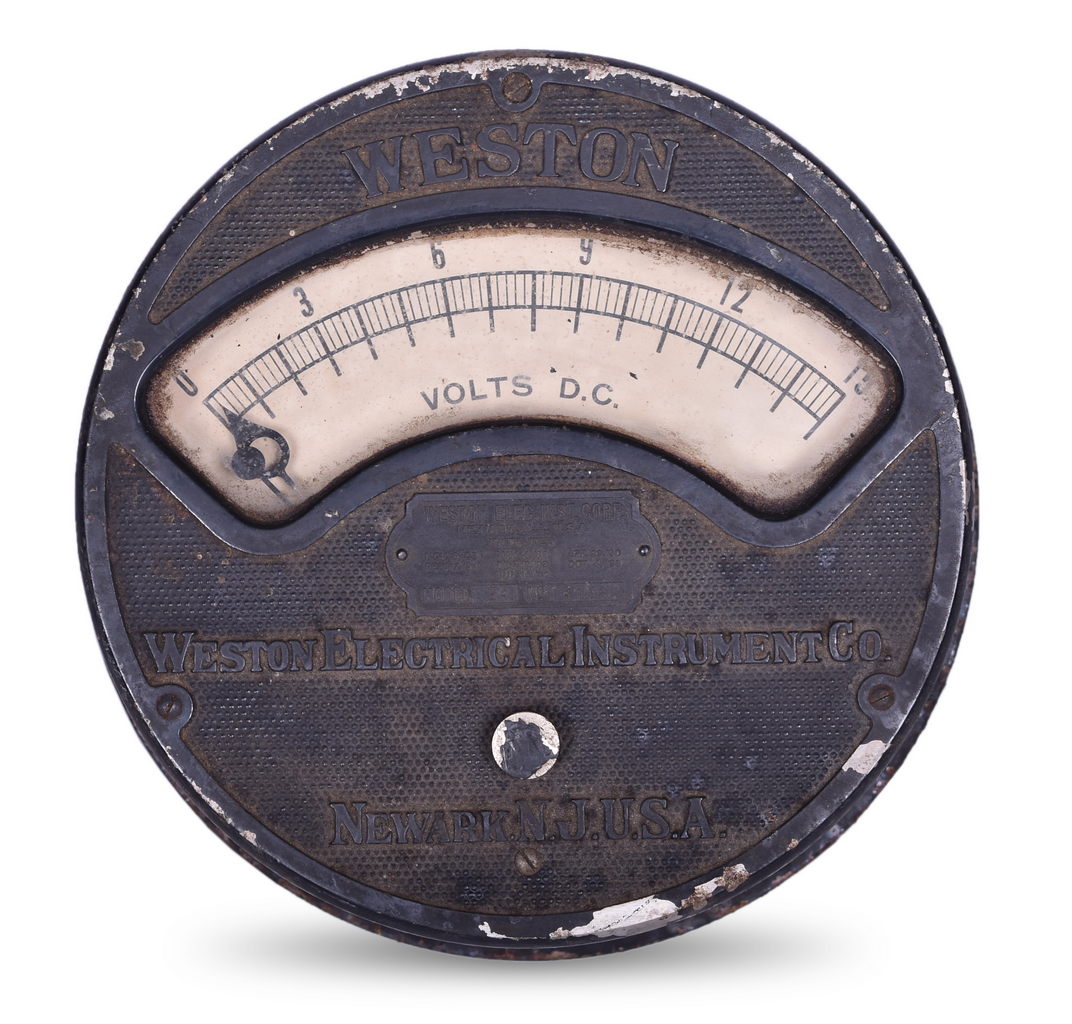 5496 - Weston Electrical Instrument Co. D.C. Voltage Meter thumbnail