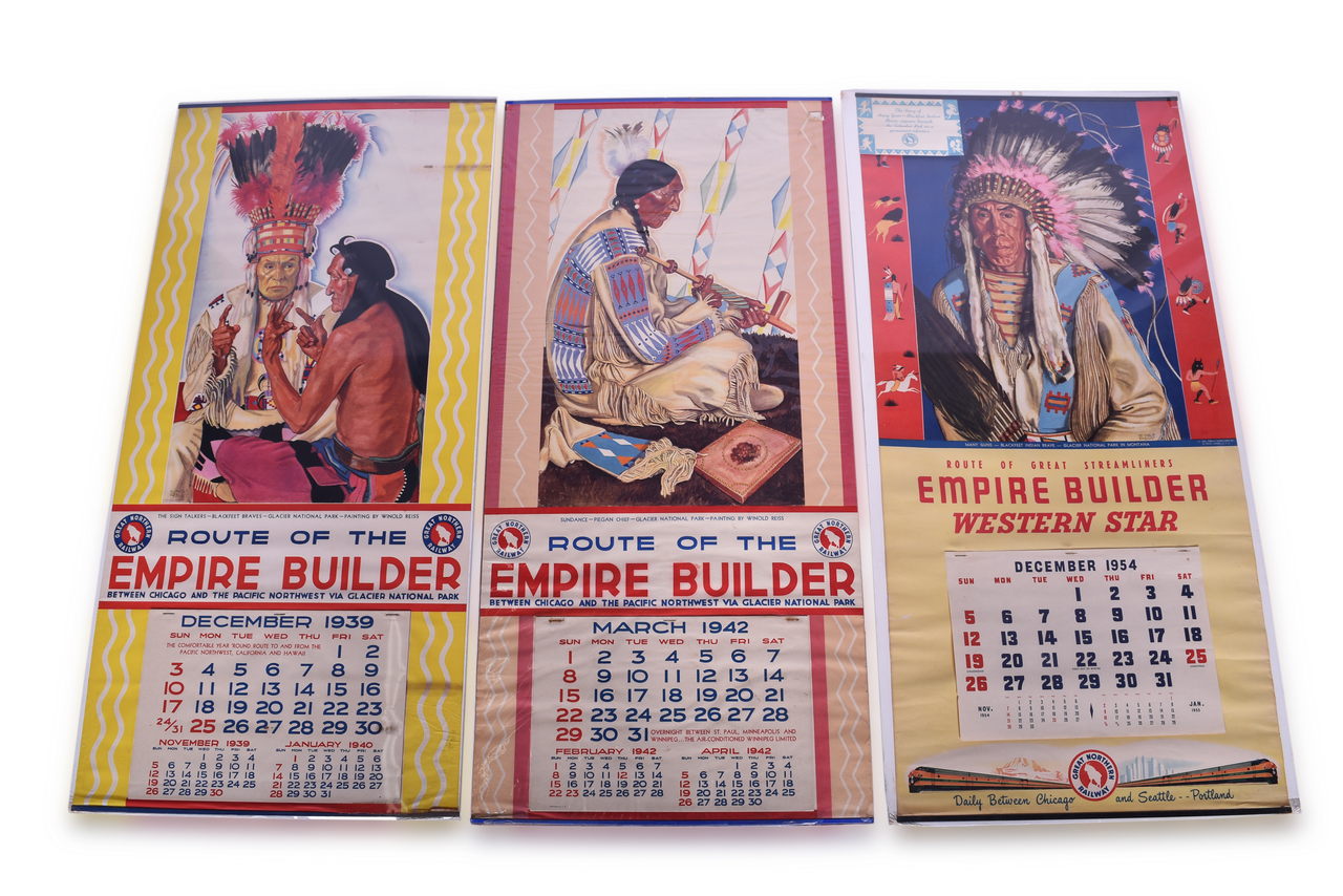 5502 - Group of the Great Northern Railway Calendars thumbnail