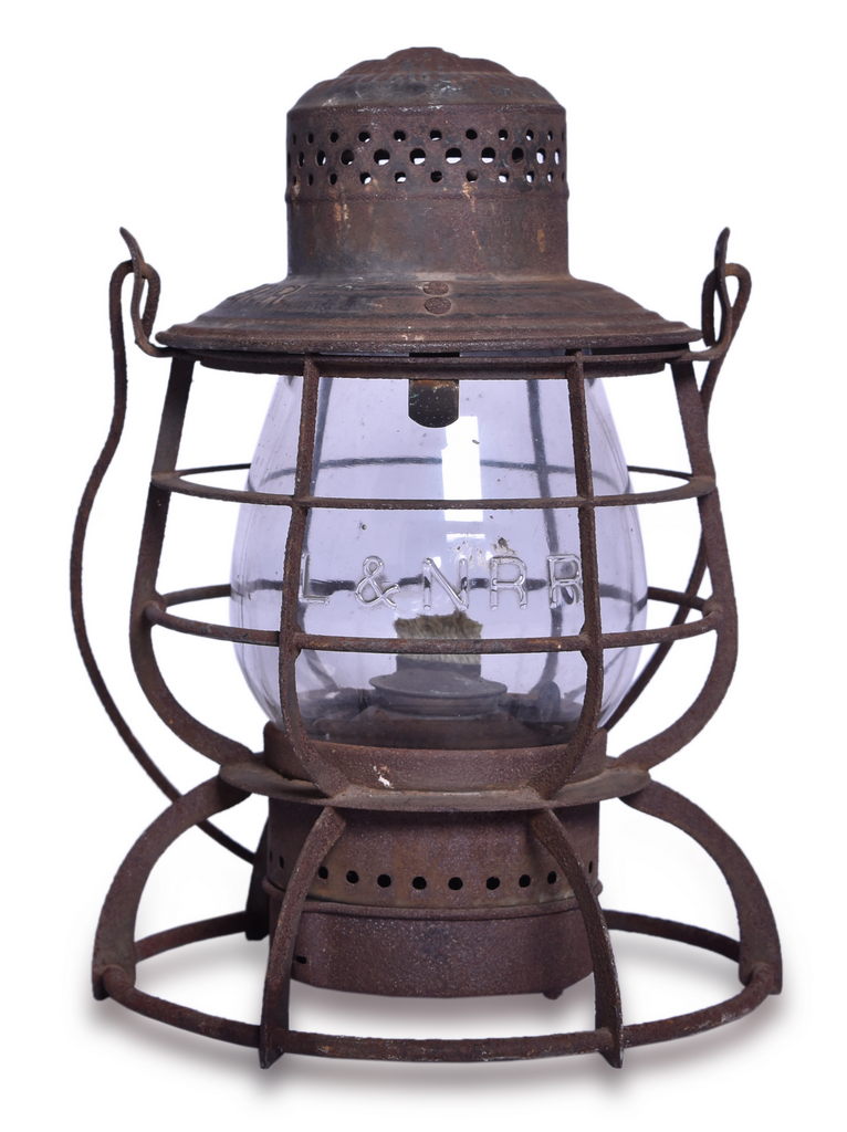 5510 - Armspear Louisville and Nashville Railroad Lantern with Clear Cast Globe thumbnail
