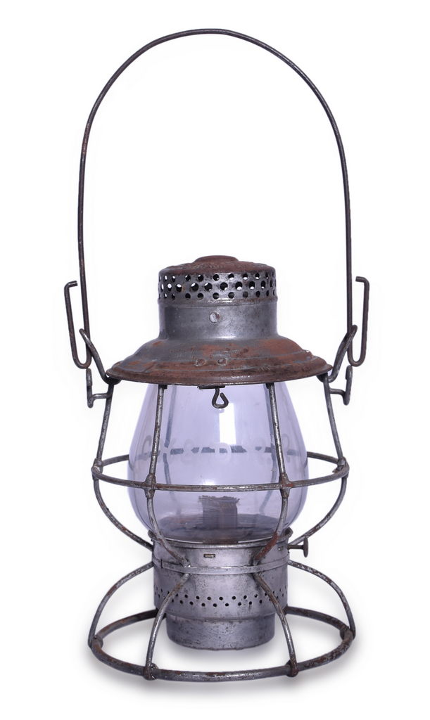 5512 - Adlake Cincinnati, Hamilton, and Dayton Railway Lantern with Clear Etched Globe thumbnail