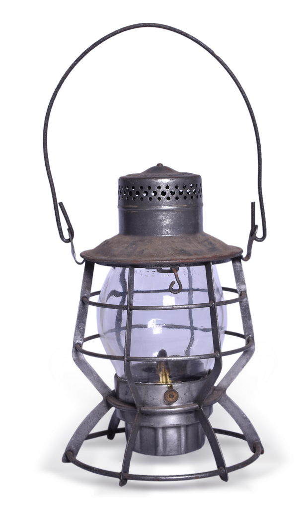5524 - Dressel Philadelphia and Reading Railway Lantern with Clear Globe thumbnail