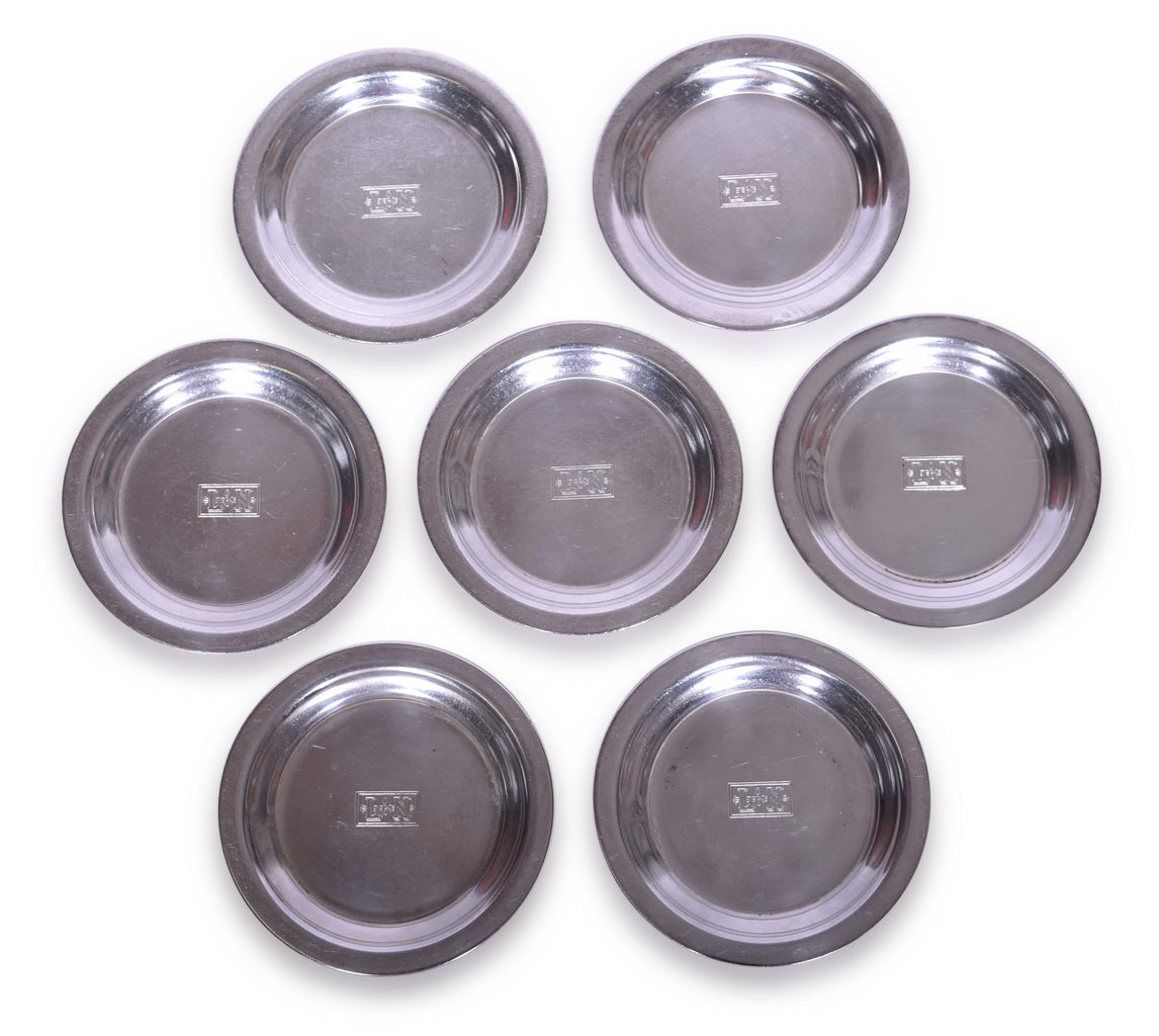 5545 - Seven Louisville and Nashville Railroad International Silver Co. Butter Pats thumbnail