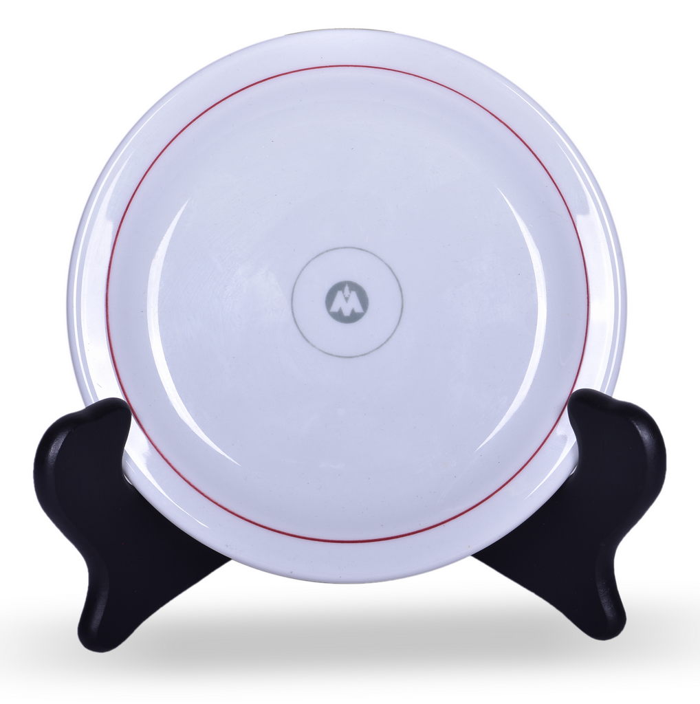 5561 - Chicago, Indianapolis & Louisville Railroad China Monon Bread Plate 6 3/8