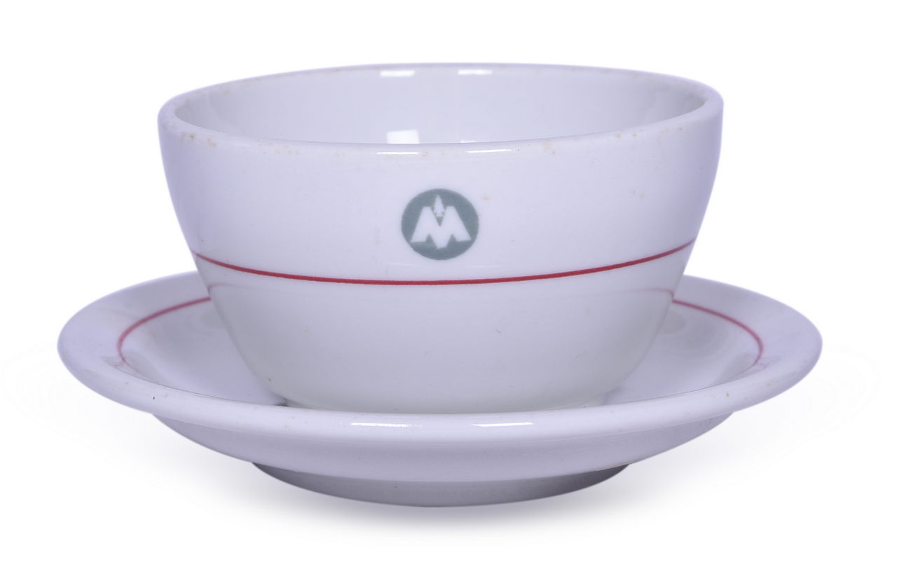 5567 - Chicago, Indianapolis & Louisville Railroad China Monon Bouillon Cup and Saucer thumbnail