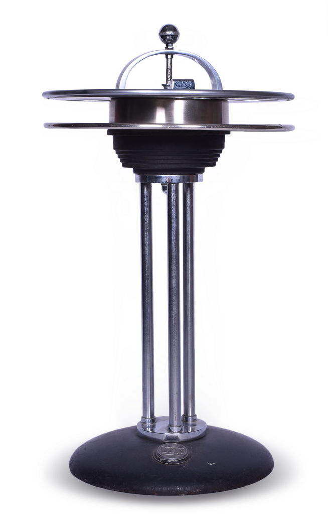 5597 - Louisville and Nashville Railroad Passenger Car Cocktail / Smoking Stand w/ Herald in Base thumbnail