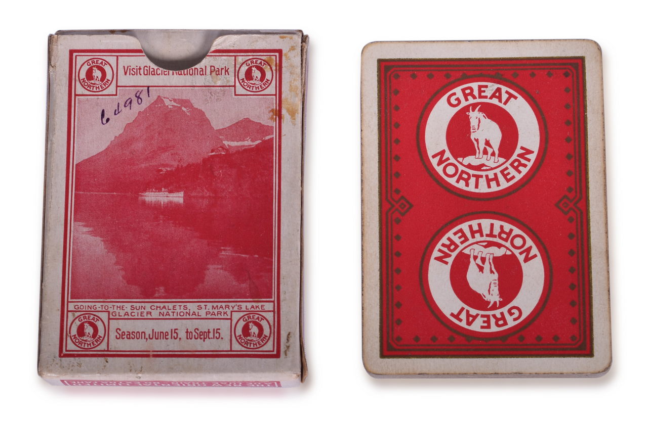 5611 - Great Northern Railway US Playing Card Co. Deck w/ Rare Rating thumbnail