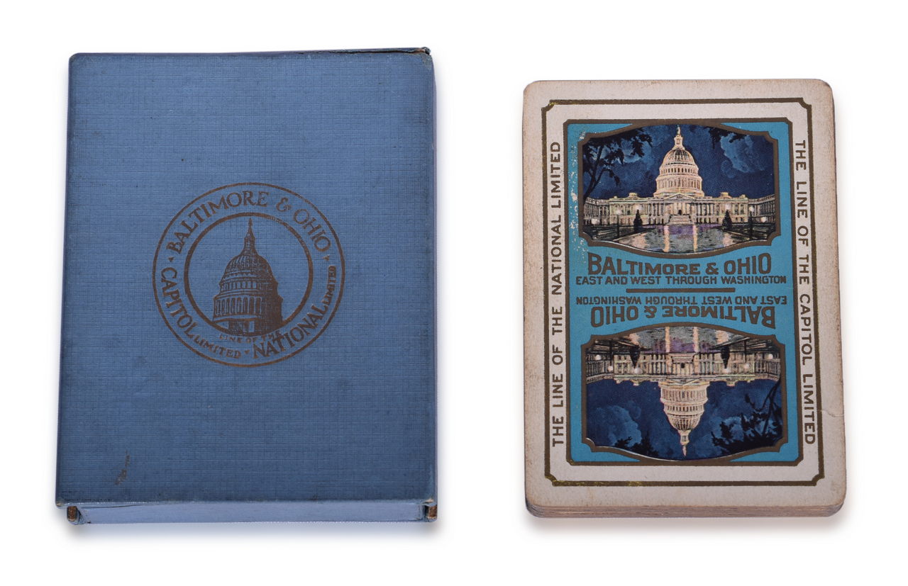 5613 - Baltimore and Ohio Railroad Capitol At Night Playing Card Deck thumbnail
