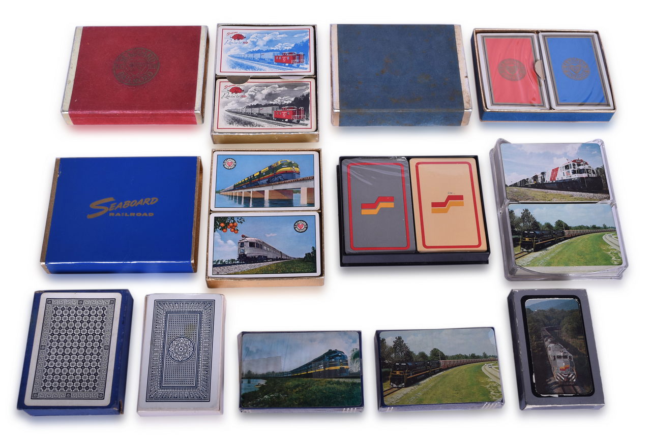 5641 - Fifteen Seaboard Air Line Railroad and Seaboard Coast Line Playing Card Decks thumbnail
