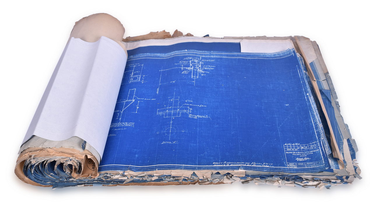 5656 - Roughly 50 Chicago and North Western Railroad Blueprints thumbnail