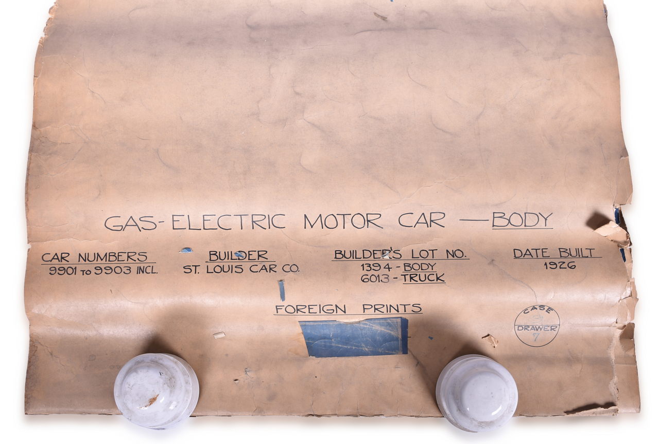 5666 - Approximately 25 Chicago and North Western Railroad Blueprints thumbnail