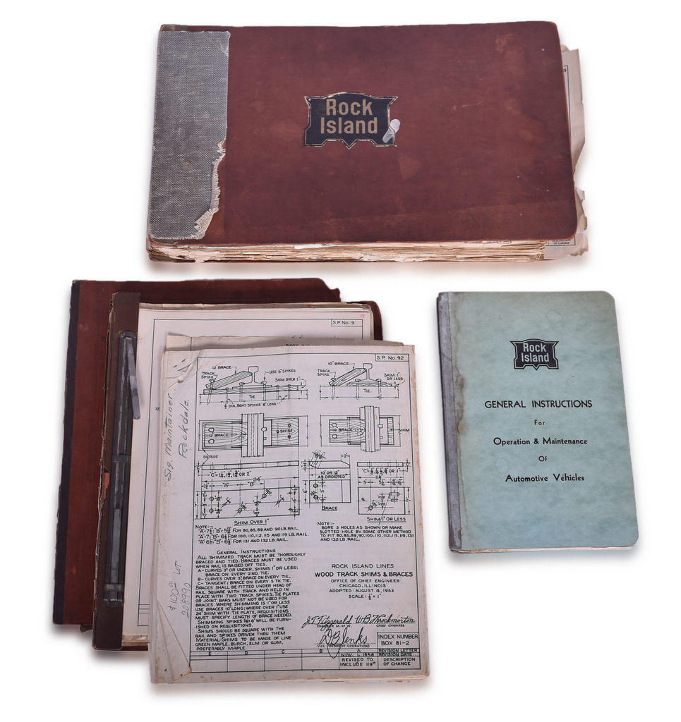 5324 - Group of Rock Island Railroad Track Specifications and General Operation Manuals thumbnail