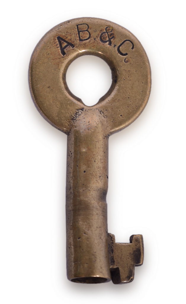 5326 - Atlanta, Birmingham, and Coast Railroad Adlake Switch Key thumbnail