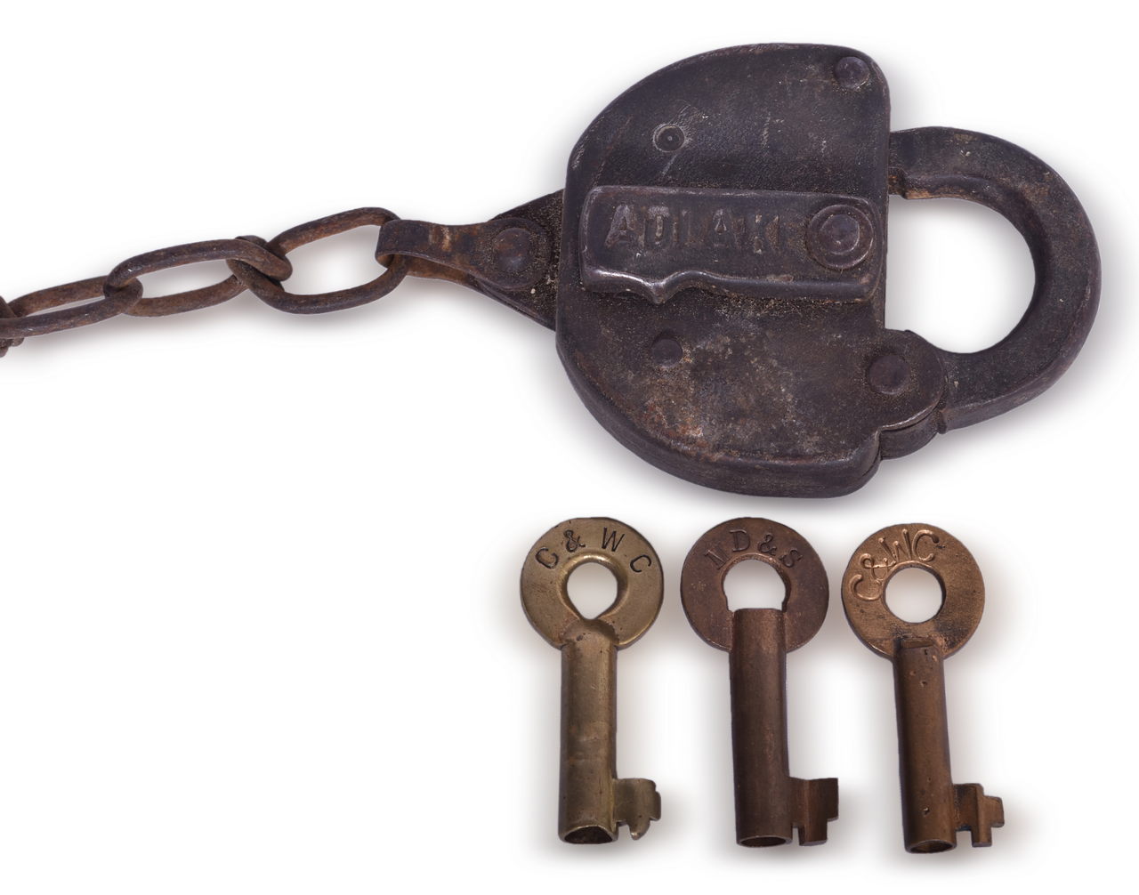 5340 - Group of Southern United States Railroad Lock and Keys thumbnail