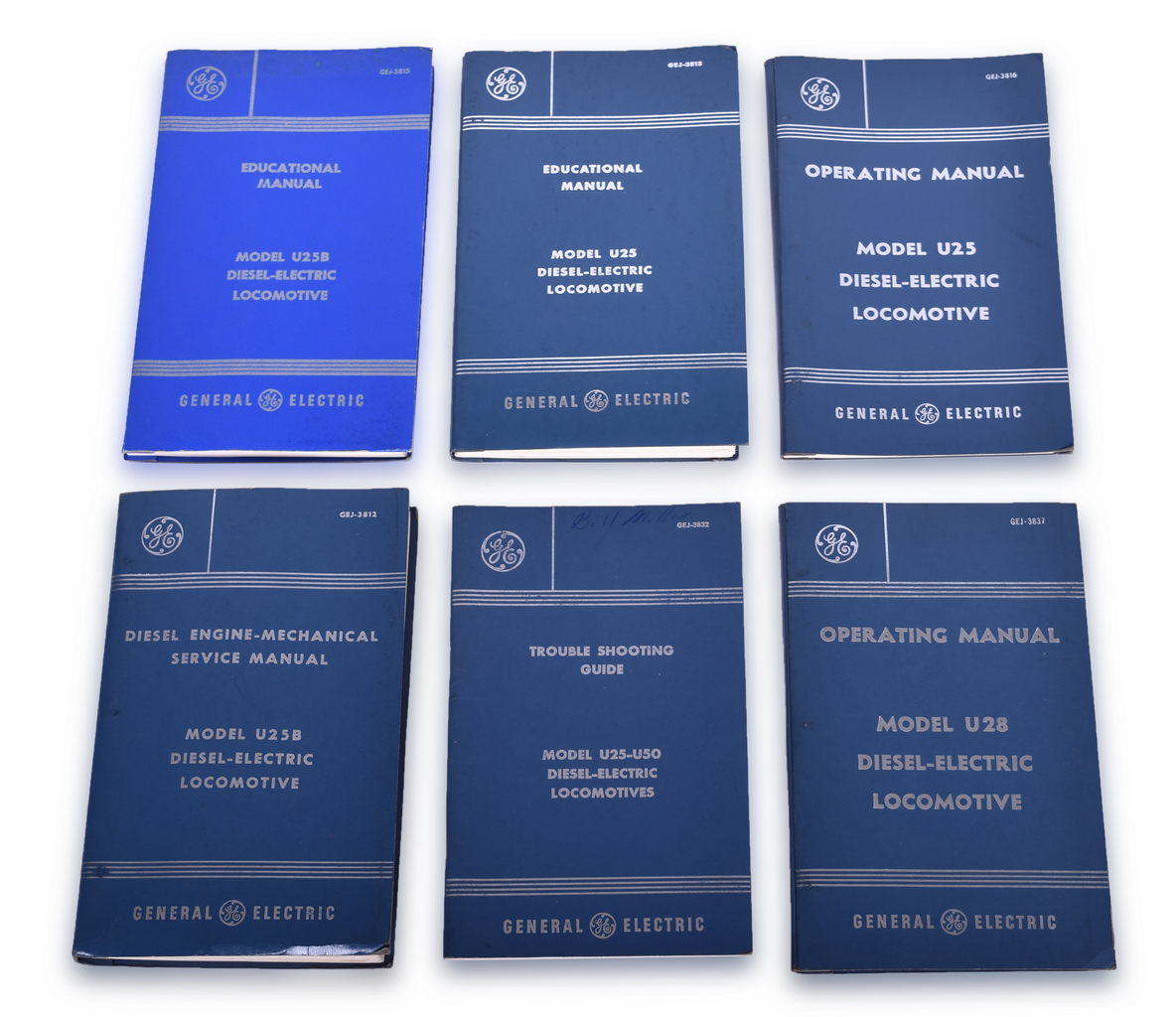 5352 - Six General Electric Model U25B Operating, Service, and Educational Manuals thumbnail