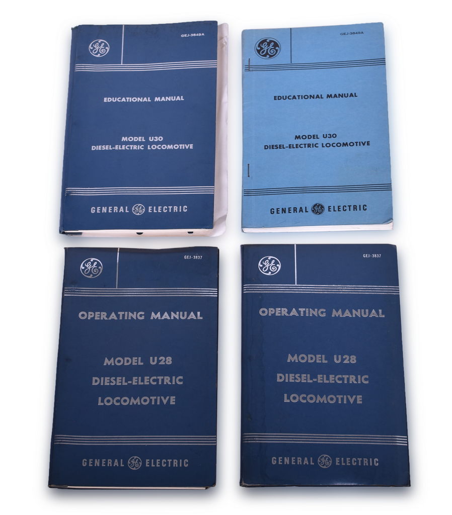 5354 - Four General Electric Model U28 and U30 Educational and Operating Manuals thumbnail