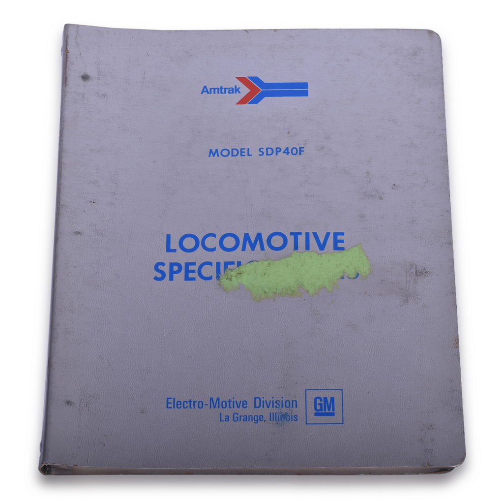 5356 - Amtrak Model SDP40F Locomotive Specifications thumbnail