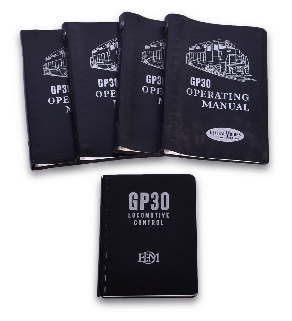 5358 - Five General Motors - Electro-Motive Division GP30 Locomotive Operating & Control Manuals thumbnail