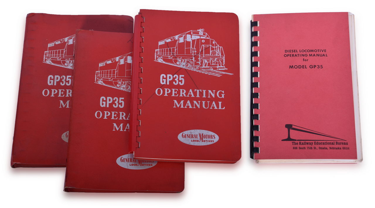 5372 - Four General Motors - Electro-Motive Division GP35 Operating Manuals thumbnail