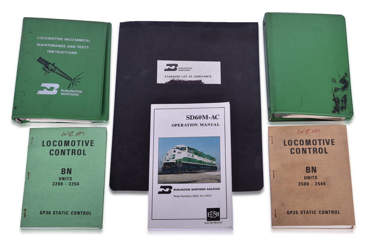5380 - Six Burlington Northern Railroad Operations Manuals thumbnail