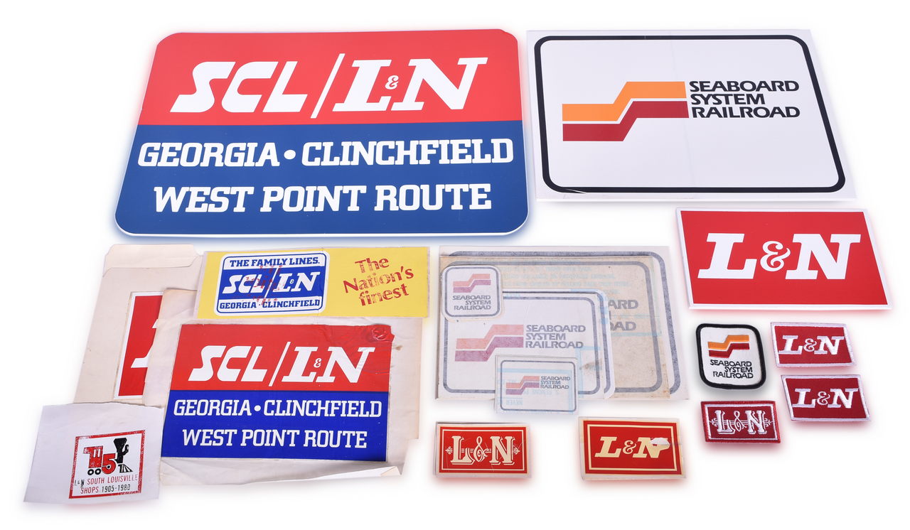 5696 - Seaboard System Railroad and Louisville & Nashville Decals and Patches thumbnail